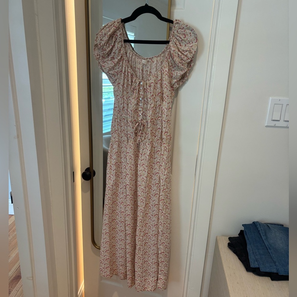 Doen floral midi dress